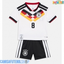 Camisa de time de futebol Alemanha Leon Goretzka #8 Replicas 1º Equipamento Infantil Mundo 2026 Manga Curta (+ Calças curtas)